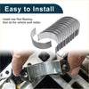 Connecting rod bearing set for Toyota Land 2003-2009 with polished metallic finish and precise cutouts for easy installation