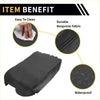 Black neoprene center console cover with stitched edges waterproof design for toyota tundra 2014-2021 microfiber leather