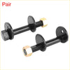 Control arm camber adjust correction bolts for toyota 4runner 86-95 with black matte shafts and gold threaded heads