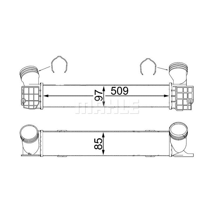 Mahle Intercooler OE Quality CI 146 000S