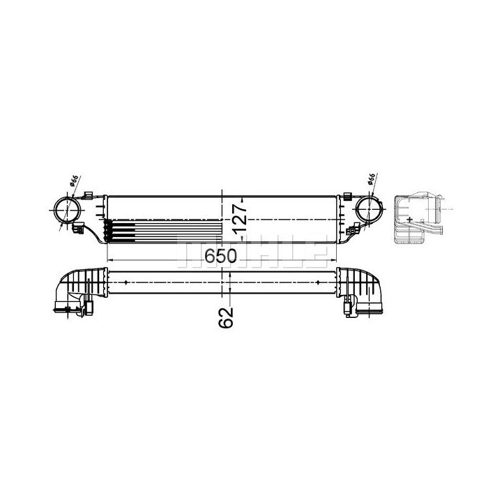 Mahle Intercooler OE Quality CI 505 000S