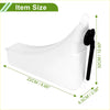 White translucent plastic coolant expansion overflow tank with black cap and handle for toyota hilux 2004-2017
