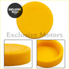 Bright yellow plastic coolant reserve cap with ribbed texture for nissan patrol gu y61 navara d22 200sx 2000-2006