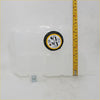White plastic coolant reservoir tank with black and yellow warning cap for mazda bt50 pro 2011-2020