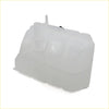 Translucent white plastic coolant reservoir tank with molded ridges and top tube for Mazda BT50 Pro 2011-2020