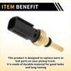 Black and brass-colored automotive coolant temperature sensor with plastic housing for Toyota Highlander 2016-2022