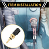 Coolant temperature sensor for toyota highlander 2016-2022 with black plastic connector and brass color metal housing
