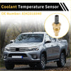 Gold-colored coolant temperature sensor with black cylindrical tip for toyota land cruiser 1993-1997 use