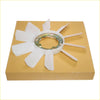 White plastic cooling fan blade with metallic hub for 3.0L Toyota Hilux 2005-2015