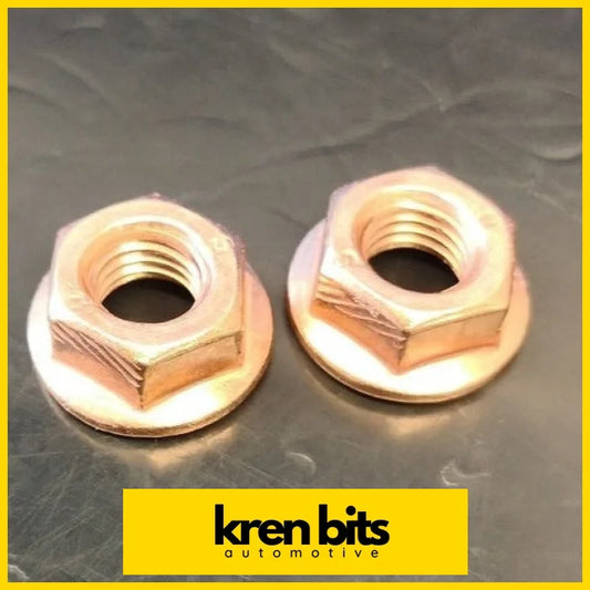 Copper Exhaust Flange Nut M8 X 1.25 Mm