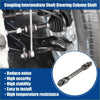 Black and silver coupling intermediate shaft with universal joints for toyota prius steering column shaft 2010-2015