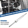 Silver metallic coupling intermediate shaft steering column shaft with central universal joint for toyota fj cruiser