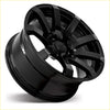 Black gloss finished covert rv3 alloy wheel with multi spoke design and center cap in 20x9.5 size