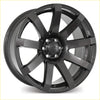 Black matte finished rays alloy wheel covert rv3 20x9.5 multi spoke design gloss gunmetal finish