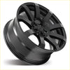 Black matte finish covert rv3 alloy wheel 20x9.5 with multi-spoke design and fiamm logo center cap