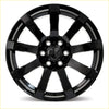 Covert rv3 20x9.5 gloss black alloy wheel with multi-spoke design and magnet logo center cap