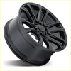Black matte finished hre alloy wheel covet rv4 20x9 6x1397 38 with multi spoke design and center cap
