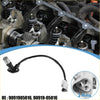 Black and silver engine crankshaft position sensor with 3 pin connector for toyota 4runner 1996 to 2000 shown from back side