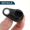 Black plastic crankshaft position sensor with metallic ring and connector for toyota vitz f 1.3l 2005-2010