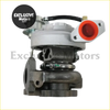 Gray and silver ct12a turbocharger with red inlet port for toyota chaser cresta soarer 1jz-gte 25l engine