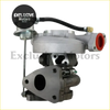 Silver metallic ct12a turbo with red intake and black hoses for toyota chaser cresta soarer 1jz-gte 25l engine