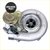 Silver metallic ct26 turbocharger with gold housing and black blades for toyota dyna truck 1984-1994