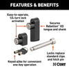 Curt Rebellion XD Tongue & Hitch Lock Set 45932