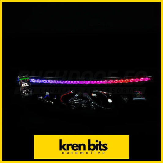 Curved 50’’ Rgb Colour Chasing Light Bar