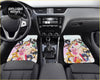 Custom anime sailor moon floor mats with vibrant character prints on soft plush fabric for car interiors