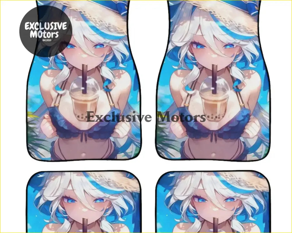 Custom Anime Waifu Floor Mats - Interior Accessories
