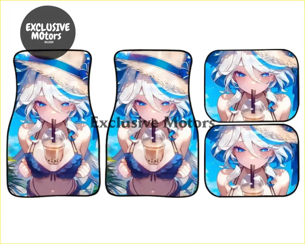 Custom Anime Waifu Floor Mats - Interior Accessories