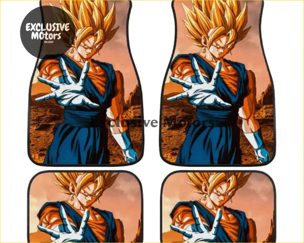 Custom Ball Z Gohan Floor Mats - Interior Accessories