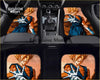 Set of four custom ball z gohan car floor mats featuring vegeta in super saiyan form with golden hair and blue gi