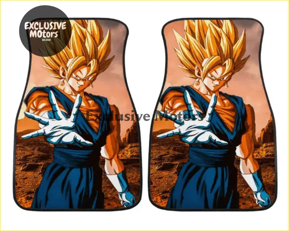 Custom Ball Z Gohan Floor Mats - Interior Accessories