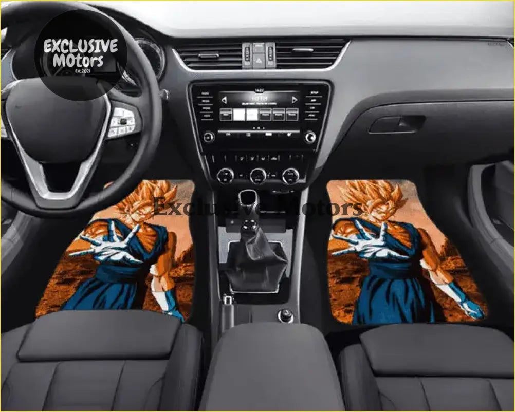 Custom Ball Z Gohan Floor Mats - Interior Accessories