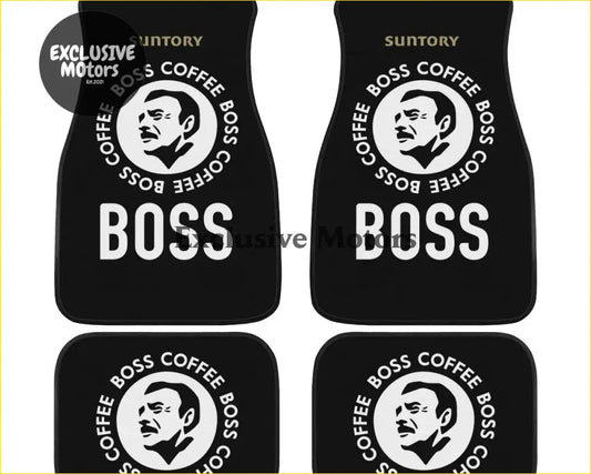 Custom Boss Coffee Black Floor Mats - Interior Accessories