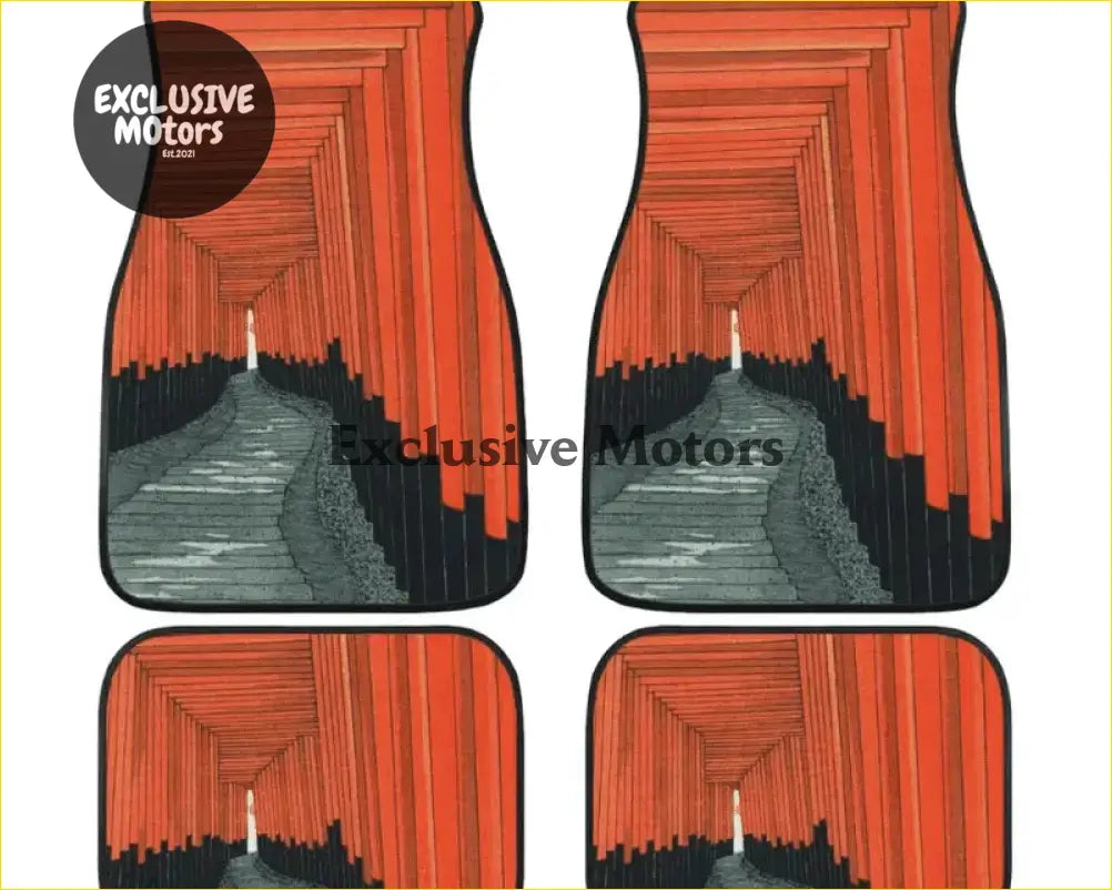 Custom Fushimi Inari Floor Mats - Interior Accessories