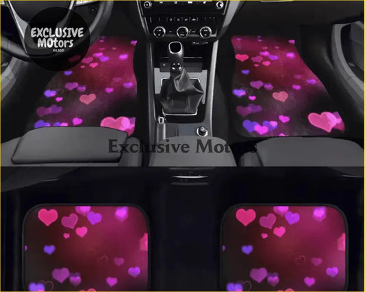 Custom Hearts Floor Mats - Interior Accessories