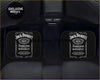 Custom jack daniel floor mats featuring black jack daniel old no in logo design for car interiors