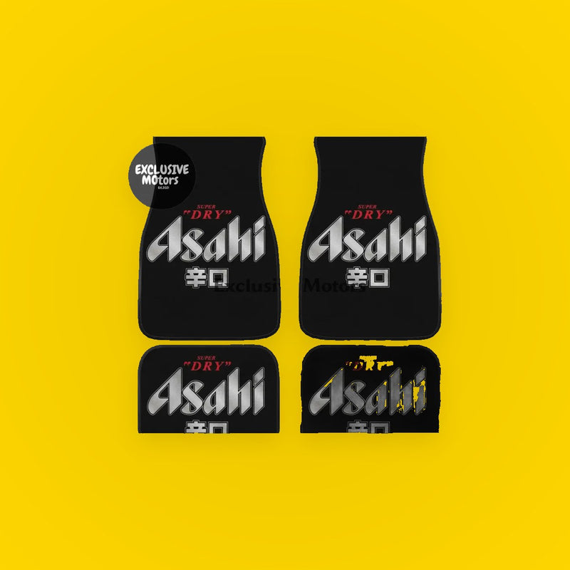 Custom Japanese Black Asahi Floor Mats