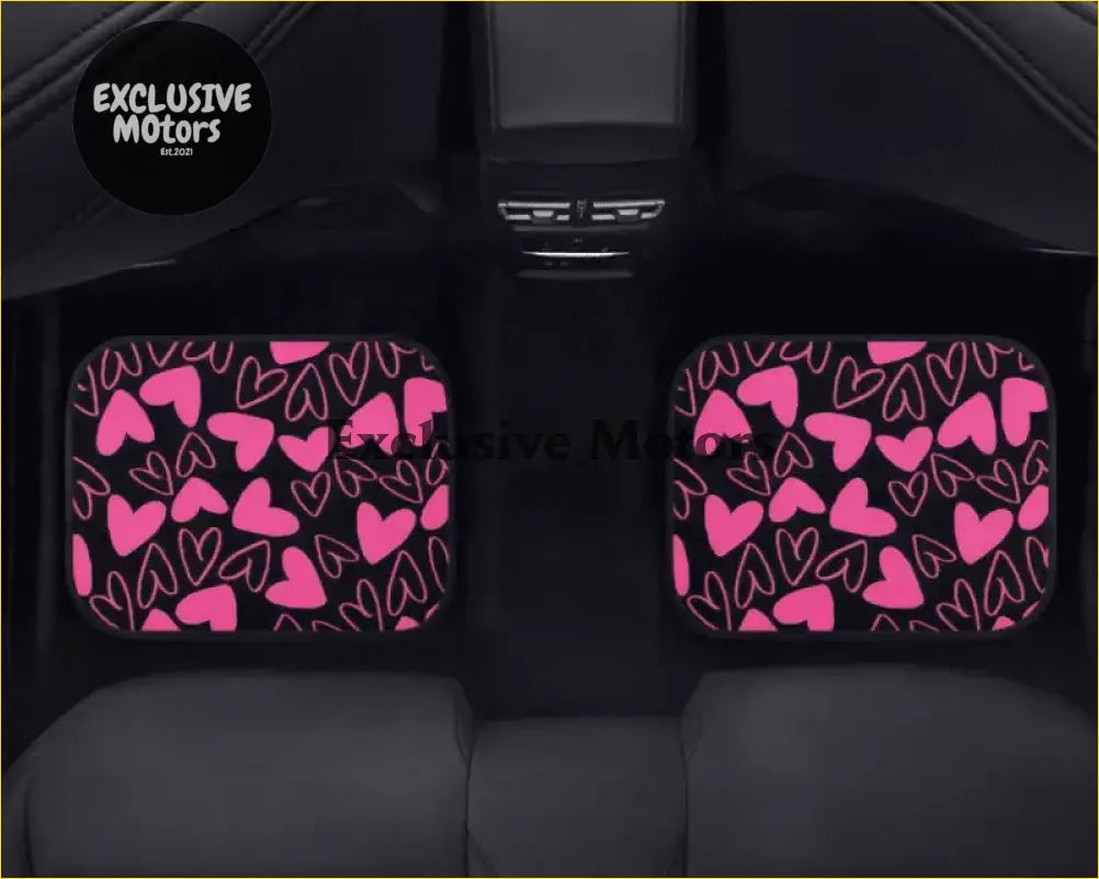 Custom Love Hearts Floor Mats - Interior Accessories