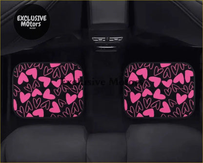 Custom Love Hearts Floor Mats - Interior Accessories