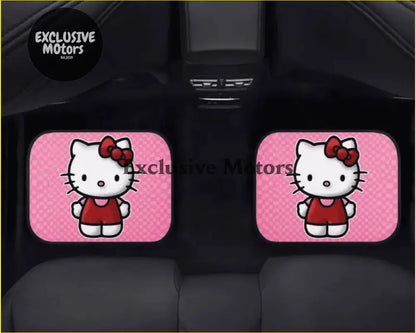 Custom Pink Kitty Cat Floor Mats - Interior Accessories