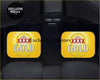 Custom xxxx gold yellow car floor mats featuring the beer logo perfect for stylish interior protection