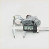 Silver metal car ignition switch with cylindrical body and circular mounting ring for Nissan Datsun D21 Navara Ute lock set