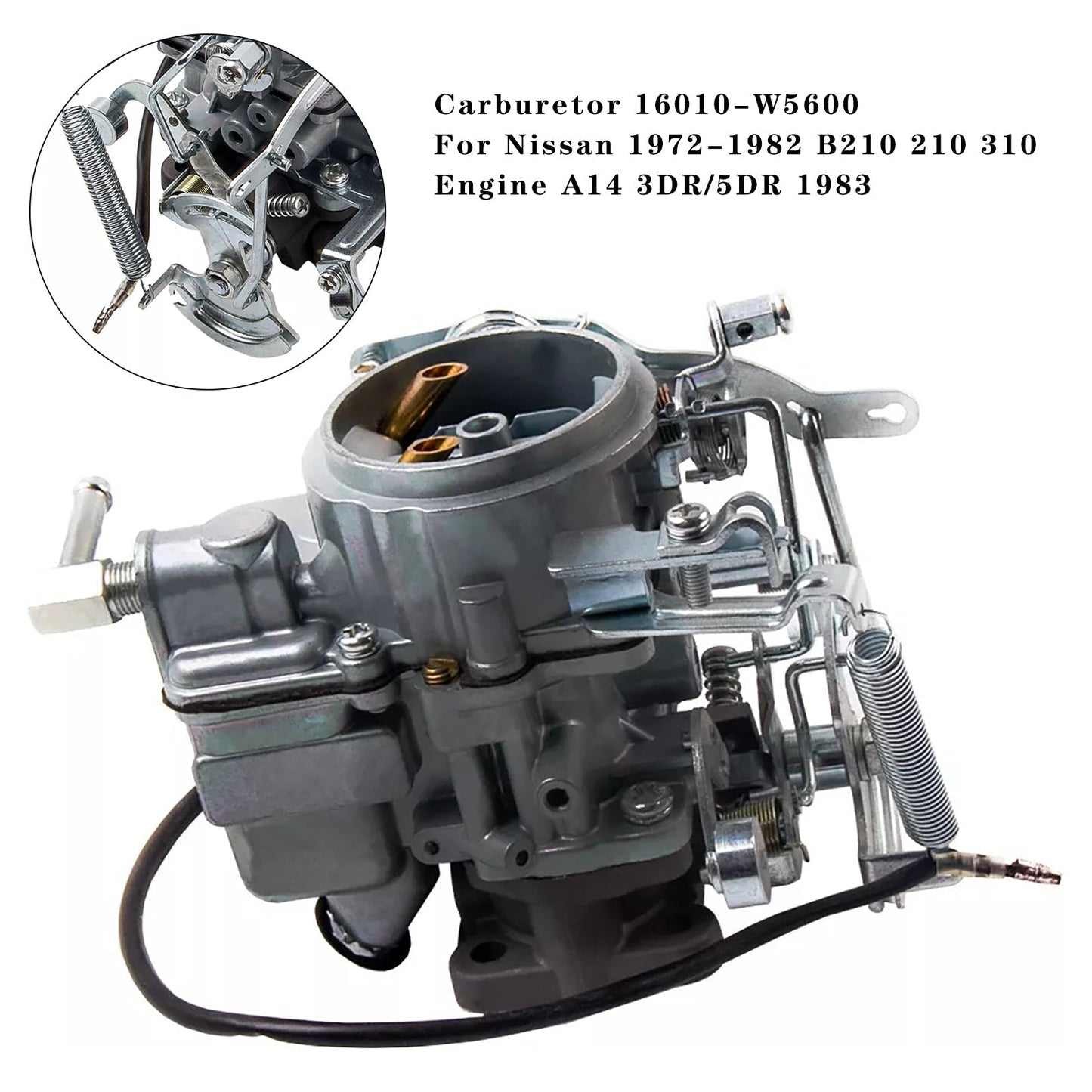 Carburetor 16010-W5600 For Nissan 1972-1982 B210 210 310 Engine A14 3DR/5DR 1983