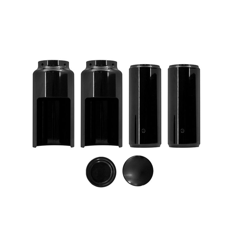 Black Fork Cover Set to suit Harley Softail Street Bob — image 1
