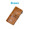 Leather Wallet Zip-Around Card Coin Holder to suit Unisex — image 2