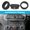 3x AC Switch Knob Trim to suit Jaguar XF 2013 3.0L — image 4