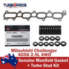 Mitsubishi Challenger 4D56 2.5L 4WD Genuine Manifold Gasket & Stud Kit